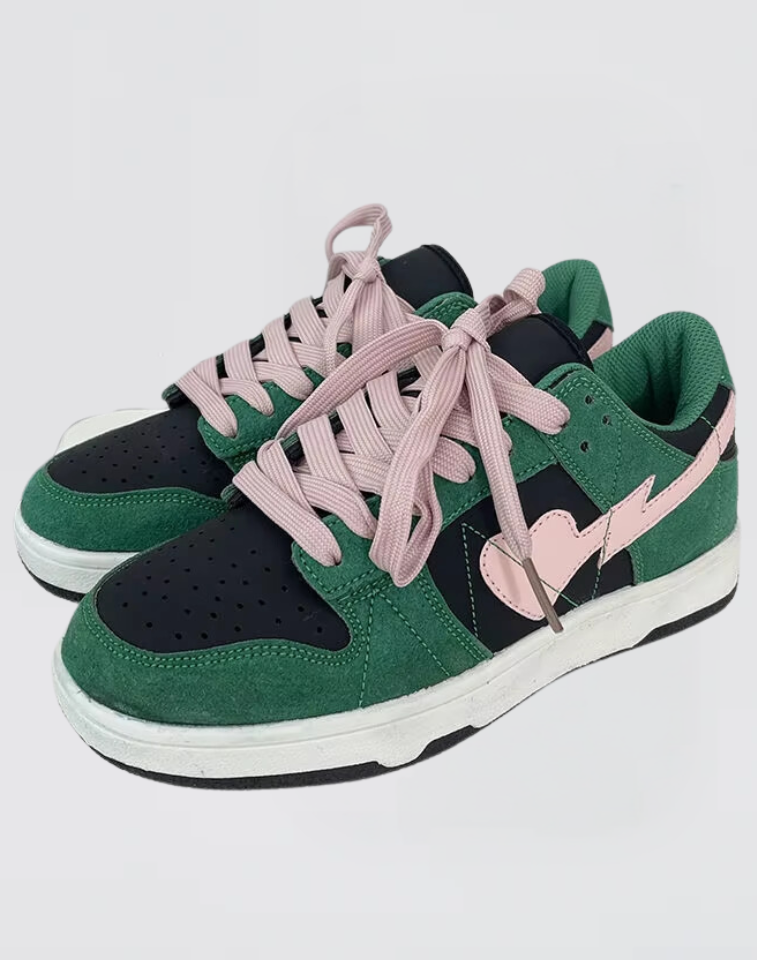 Heart Sneaker Dark Green